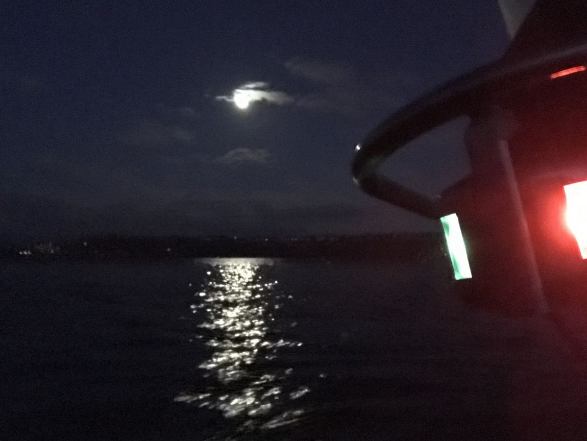 2ème navigation en pleine lune